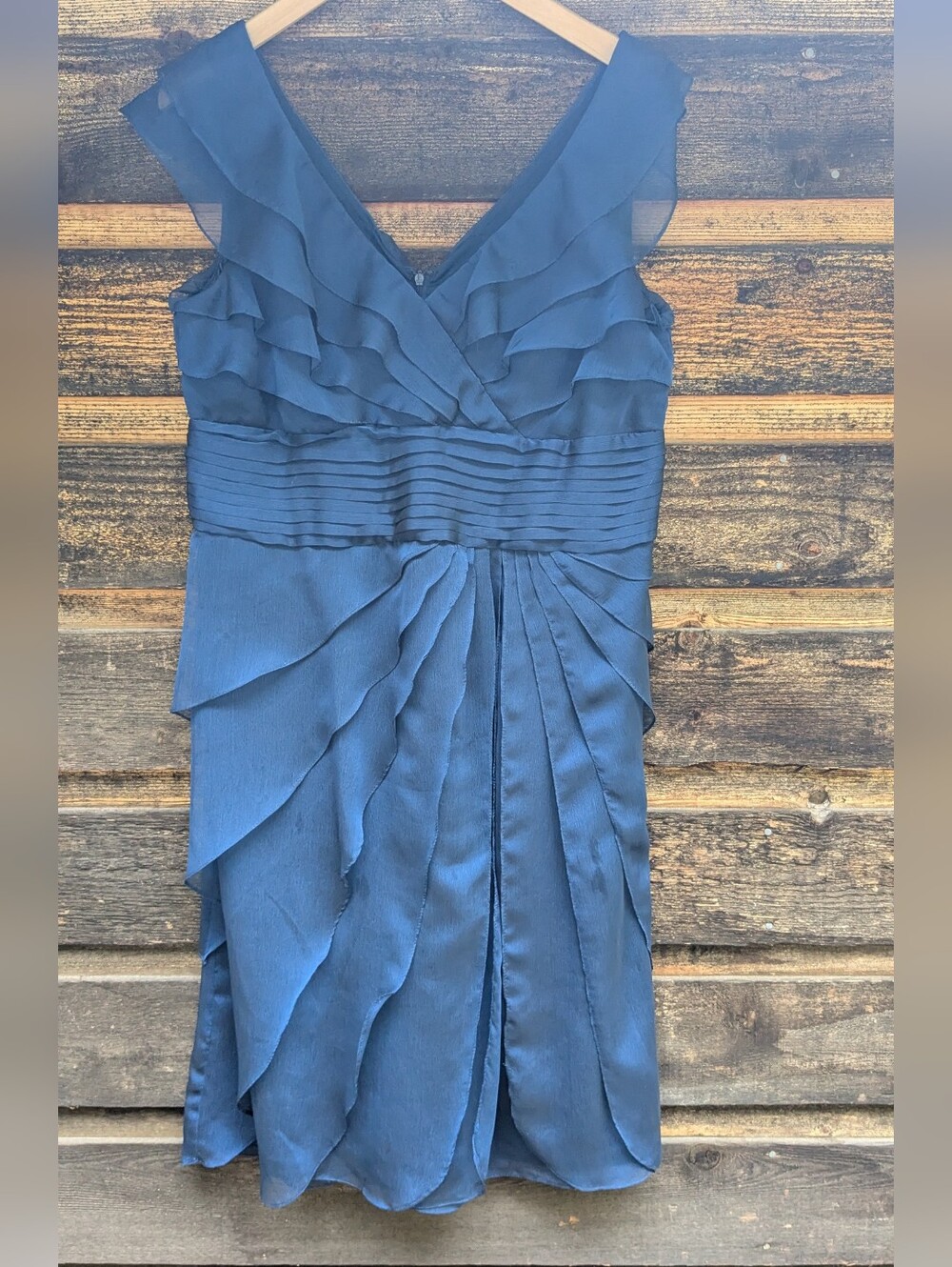 Adrianna Papell navy Blue Formal Dress